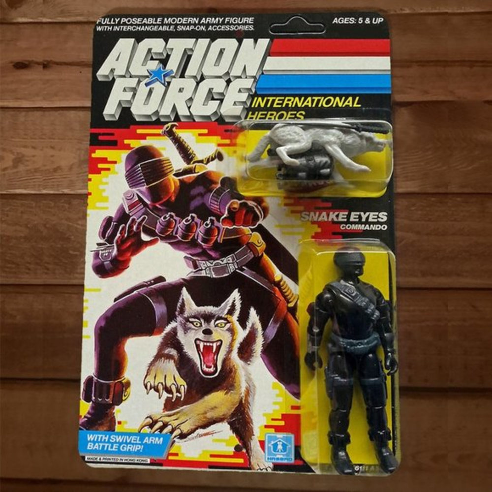 Snake Eyes 8x12 Metal Wall Sign‎ Poster GI Joe V2 1986 Toy Card Artwork